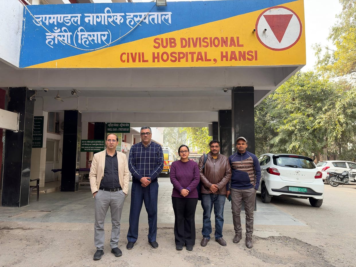 Expresses concern over poor condition of toilets, highlights need for minor OT room in emergency