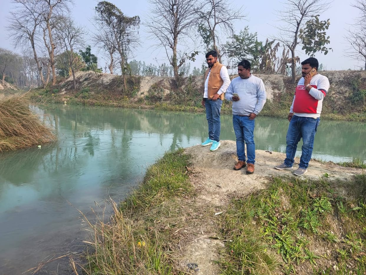 The Mavan canal dam has broken, flooding 30 acres of farmers' crops.