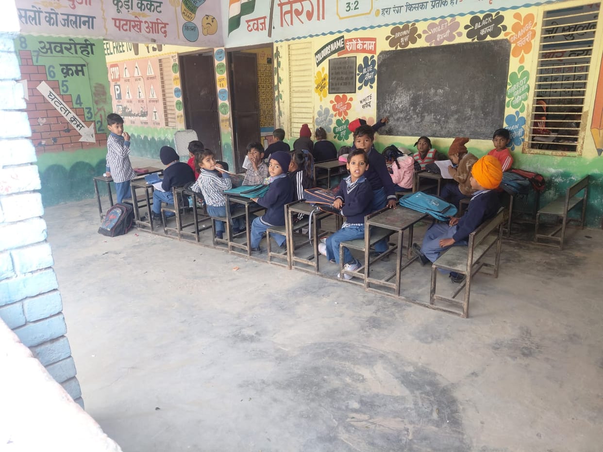 Shortage of teachers in Model Sanskriti Primary School Nangal