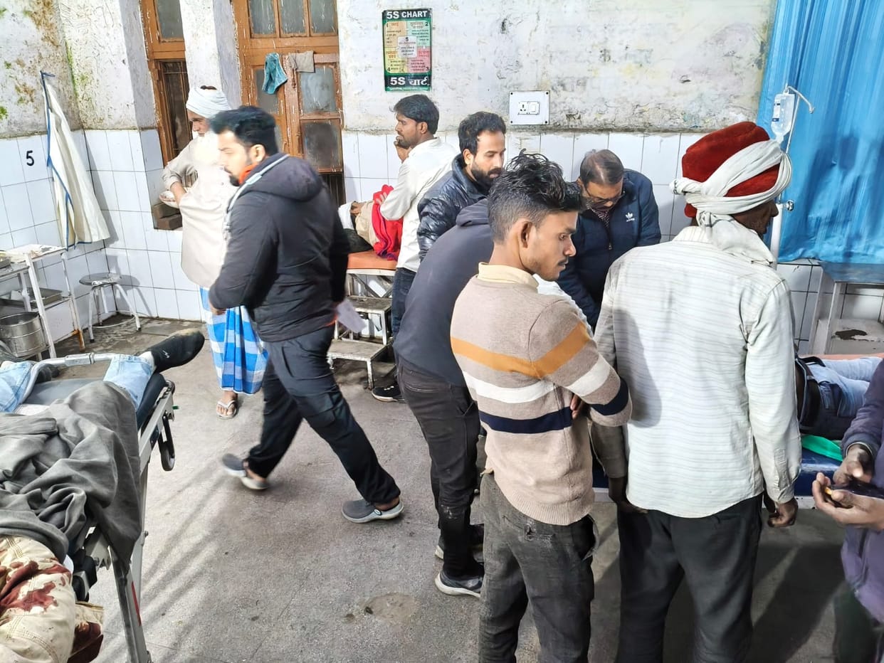 Two killed, one injured including forest guard in car-bike collision