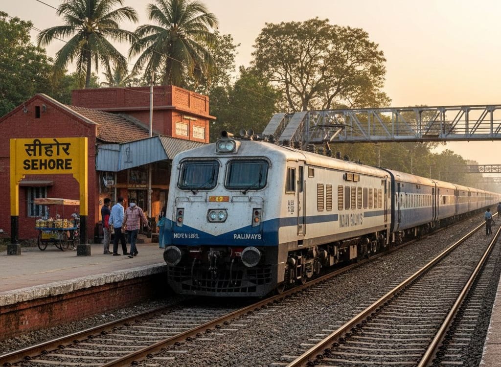 Sehore News: Two express trains granted a stop at Sehore ahead of the Rudraksh festival.