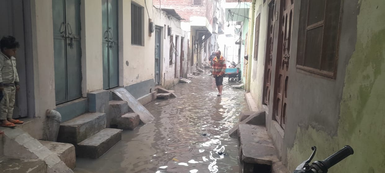 Waterlogging has made life hellish, no hearing is taking place