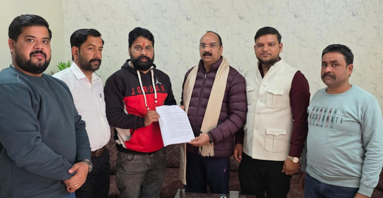 A memorandum was submitted to the Member of Parliament demanding a reduction in the new tax rates.
