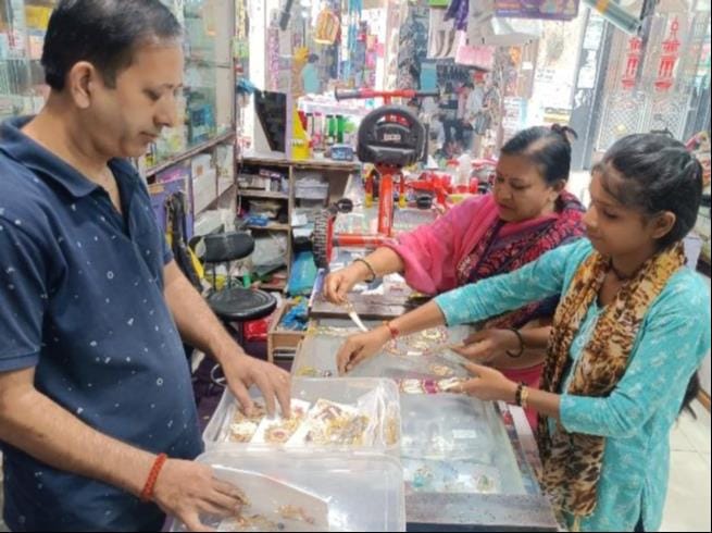 Artificial jewellery business increased due to the increase in the price of gold and silver.