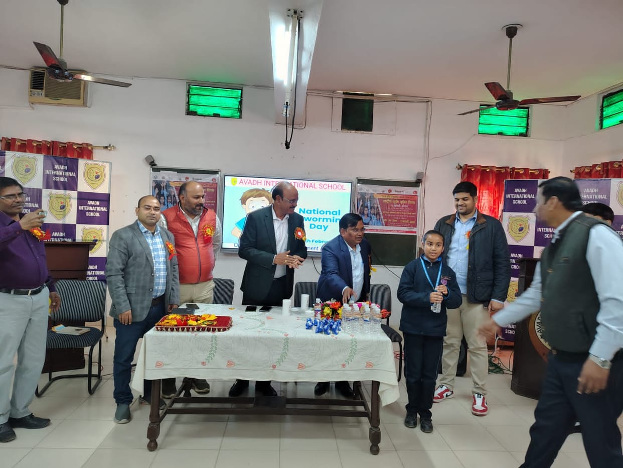The campaign began with the administration of Albendazole to schoolchildren