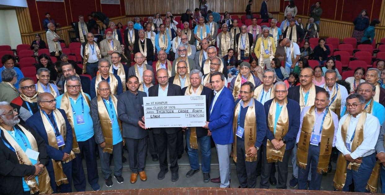 1976 batch students donated Rs 13.40 crore to IIT