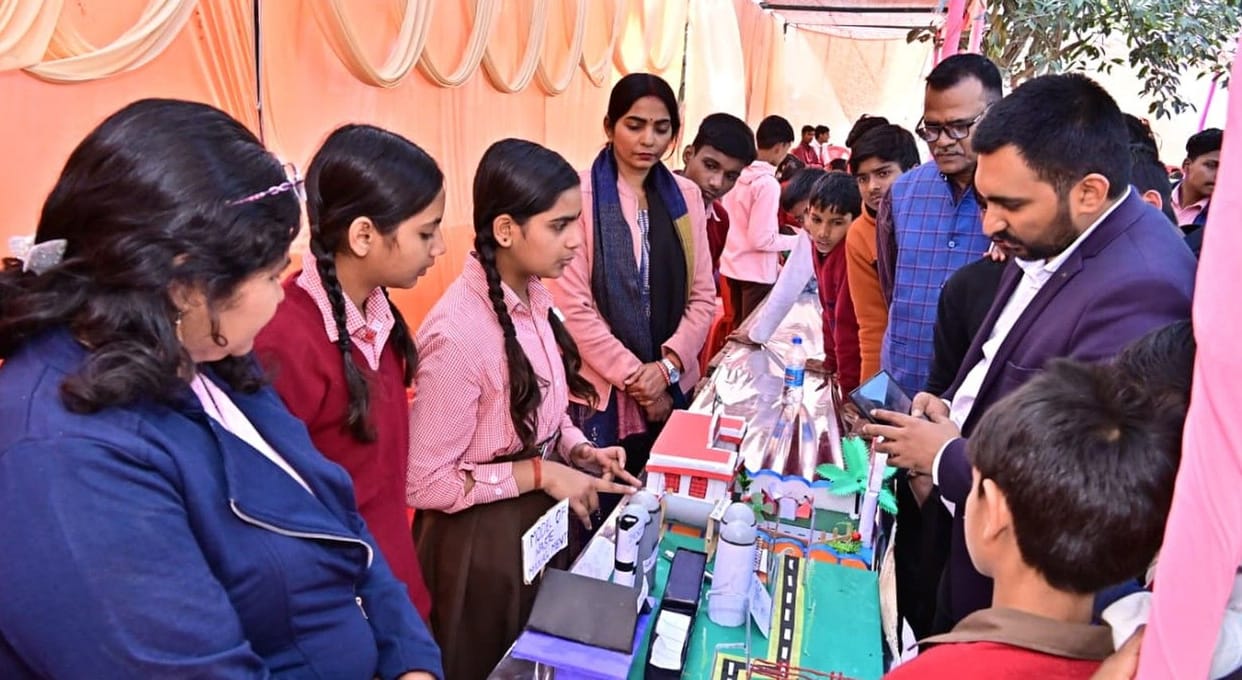 Children showcase their talent in the science exhibition