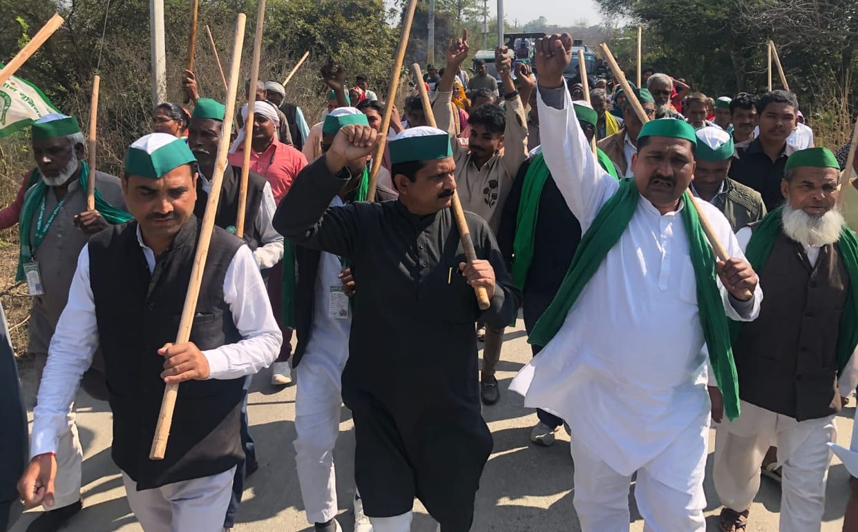 Bhakiyu staged a sit-in at the power substation