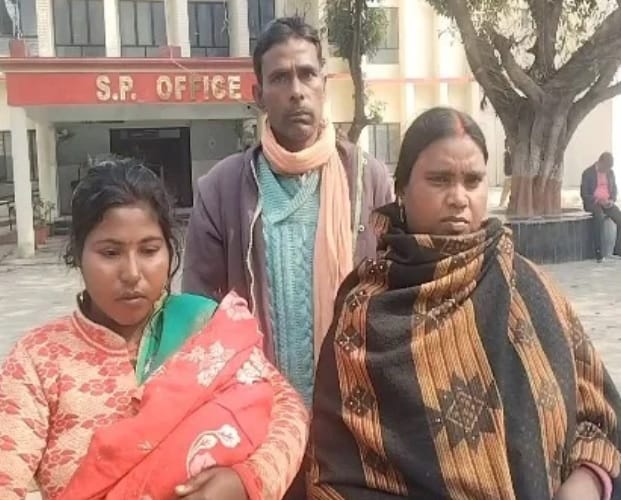 After the death of her infant daughter, her mother brought the body to the SP office.