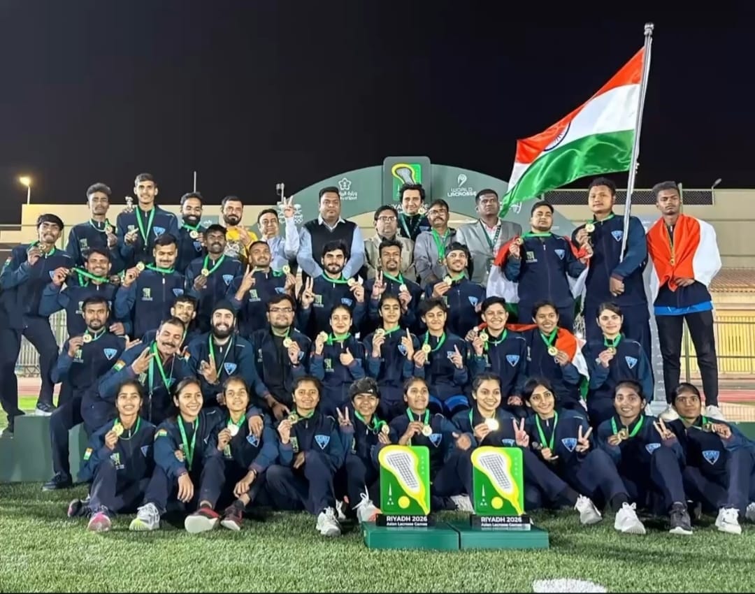 The tricolor was hoisted at the Asian Lacrosse Games.