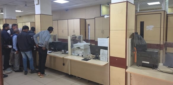 With the Tehsildars on strike, the Sub-Divisional Magistrate (SDM) performed a property registration.