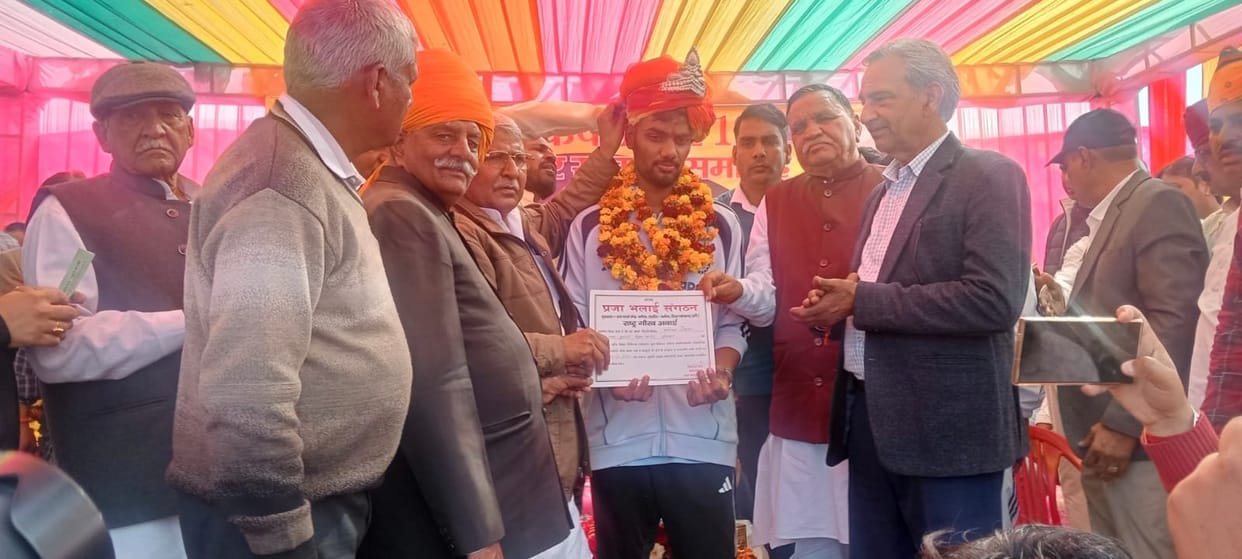 Under-19 World Cup champion Kanishk Chauhan honoured with the National Pride Award