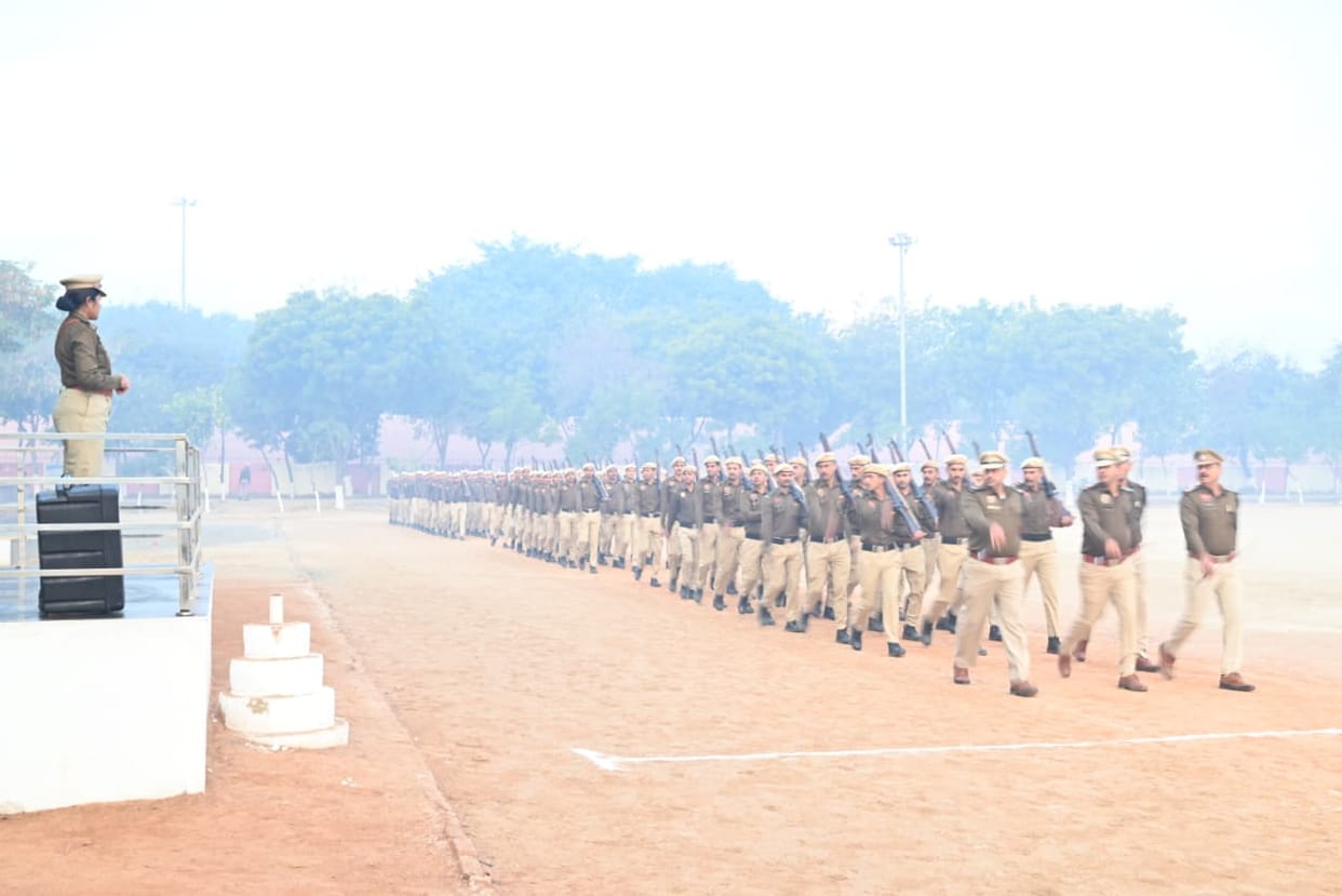 Deputy Commissioner of Police inspected the parade.