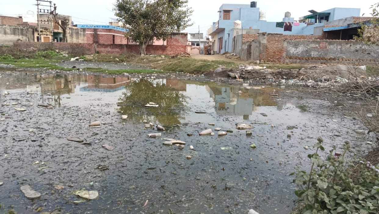 Haryana Human Rights Commission takes cognizance of the dirty pond case of Sumrakheda