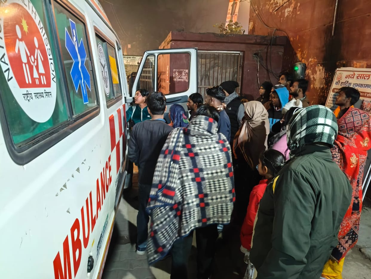 After the accident, the accused created ruckus by surrounding the ambulance carrying the injured bike driver.