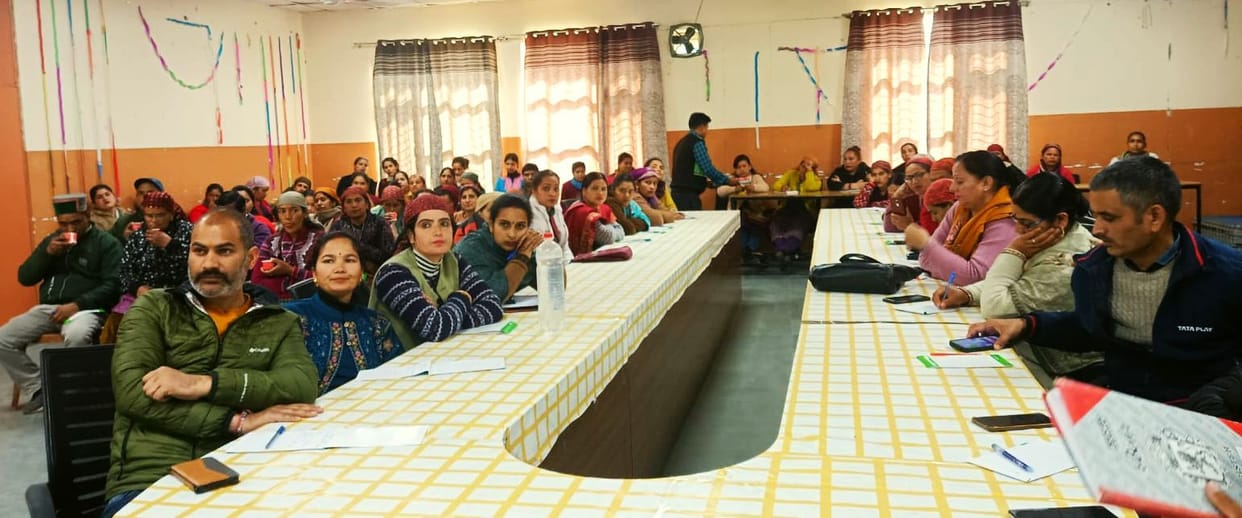 Community gathering program organized in girls school