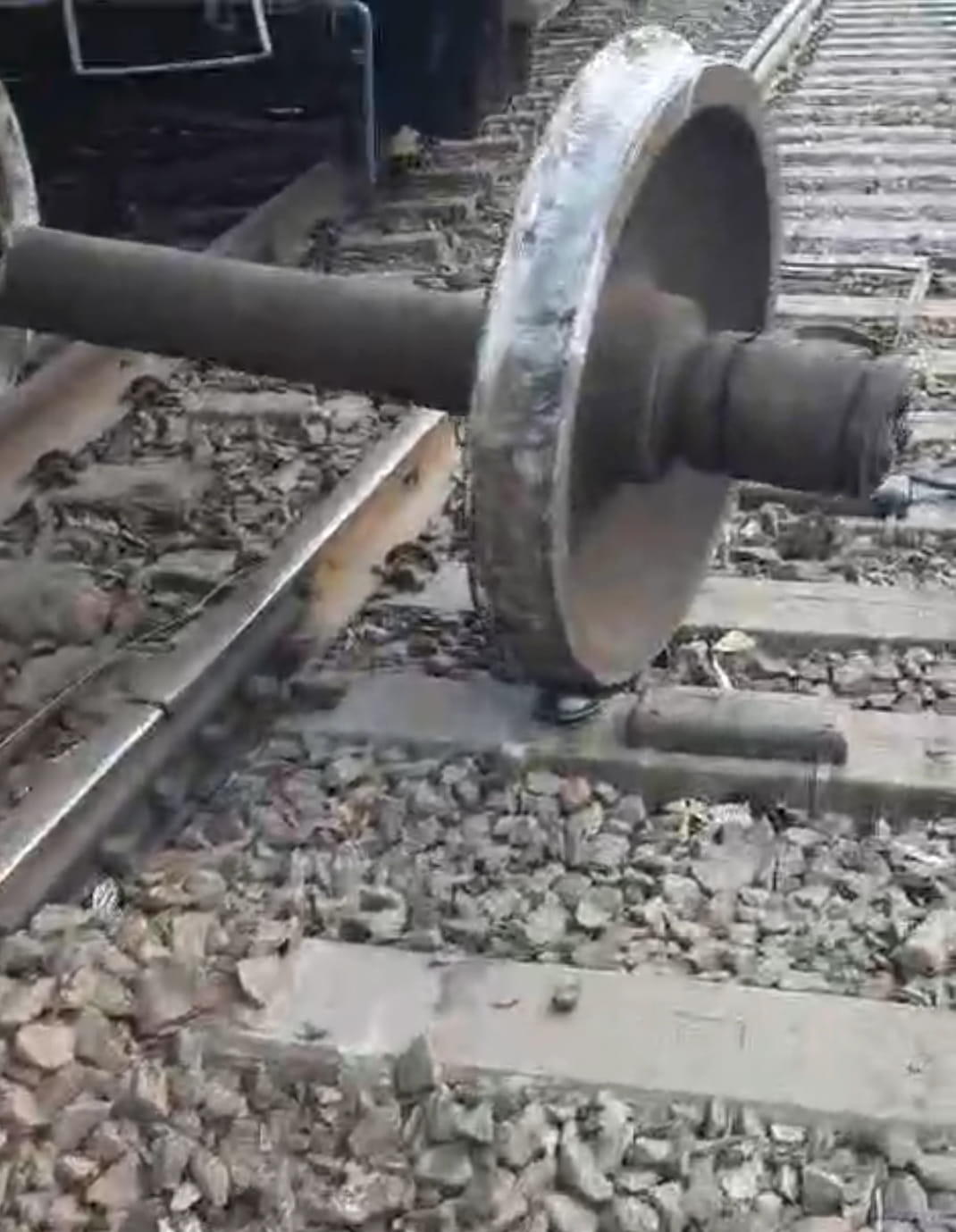 Goods train derailed due to broken coupling