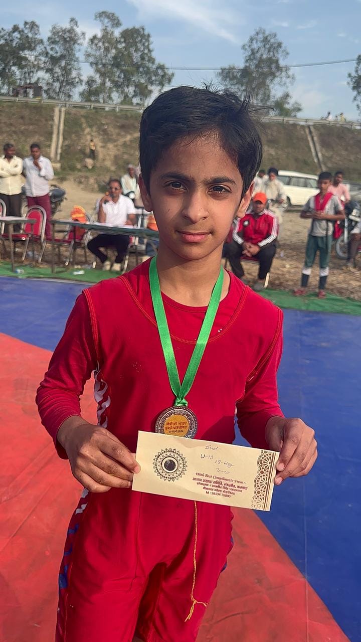 12-year-old Vashvi is bringing glory to the district