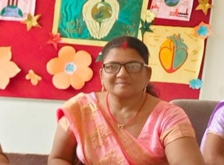 A female ANM dies after her saree gets caught in a wheel; her son's wedding is in April.