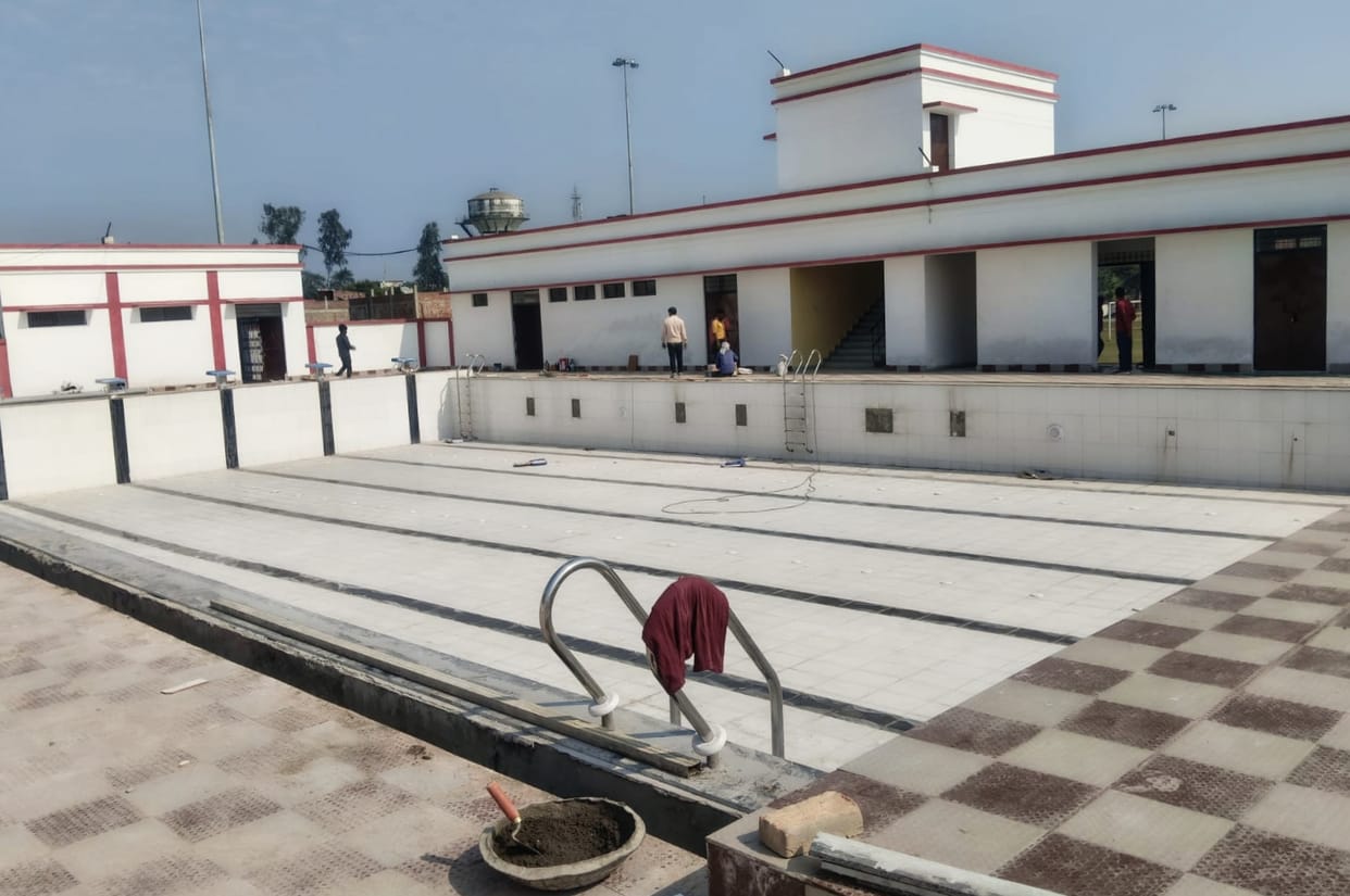 Lalpur Sports Stadium is getting a new look with a project worth Rs 14 crore