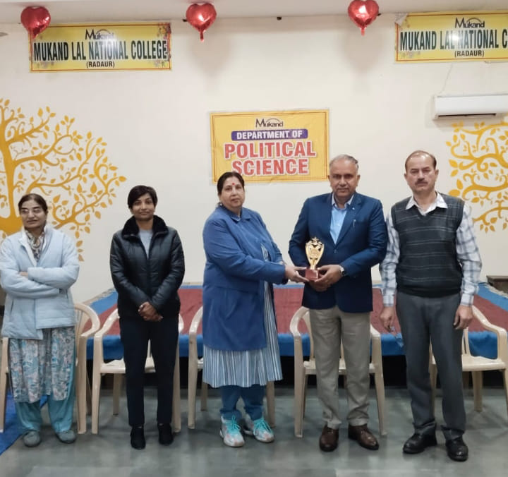 Political Science is related to every person: Dr. Kushal Pal