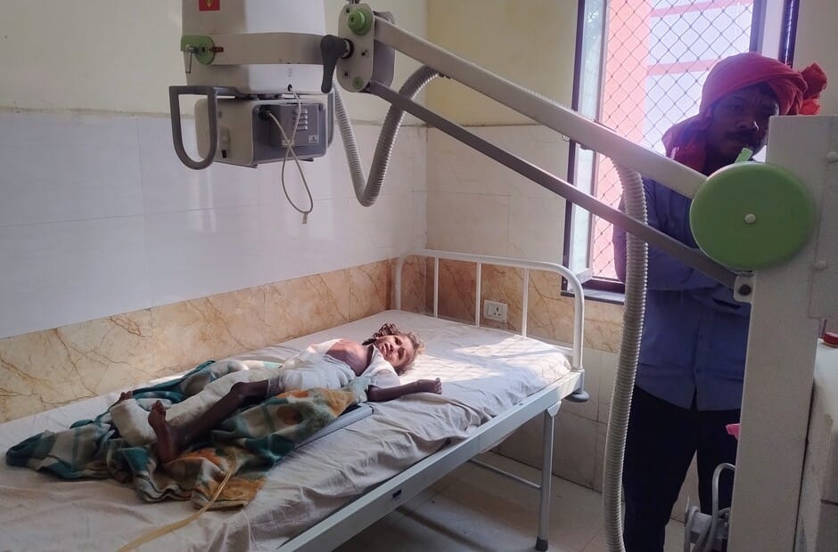 A trauma center built with 16.8 million, treatment is given and then a referral slip is provided