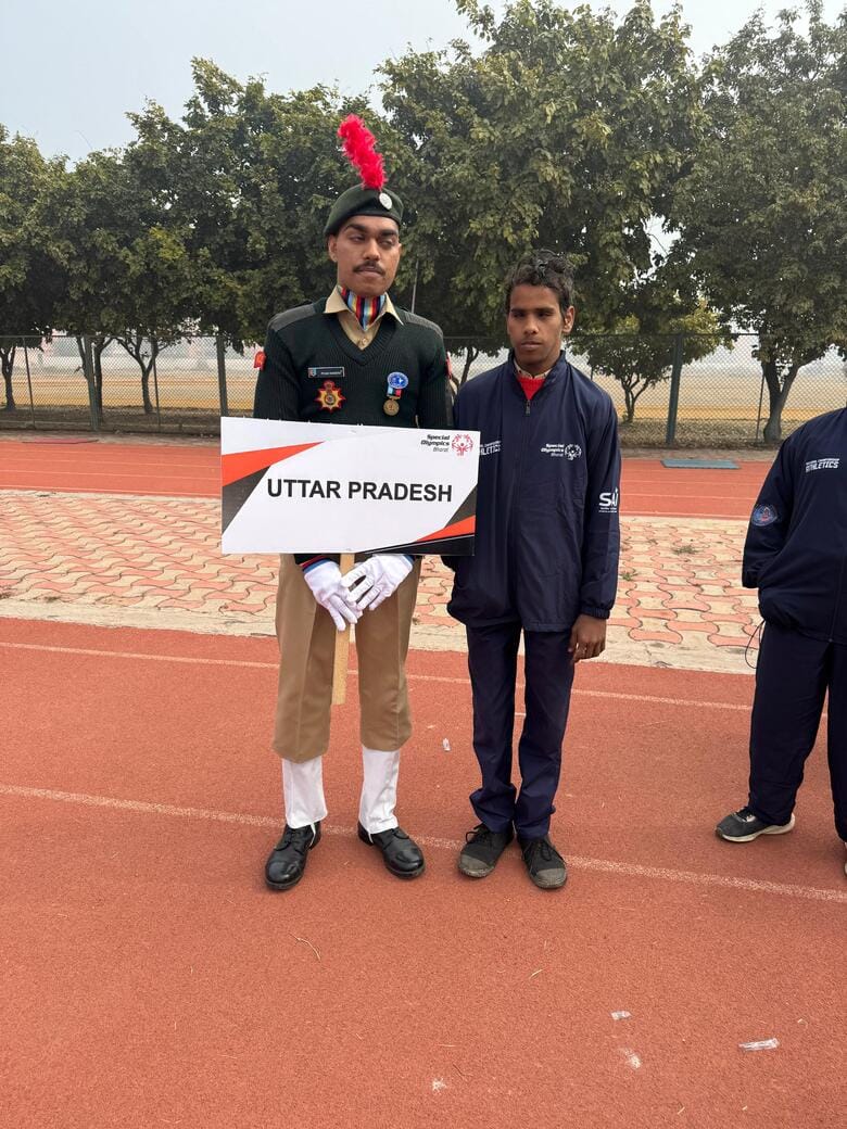 Agra's Dhiresh won two medals in the National Special Olympics