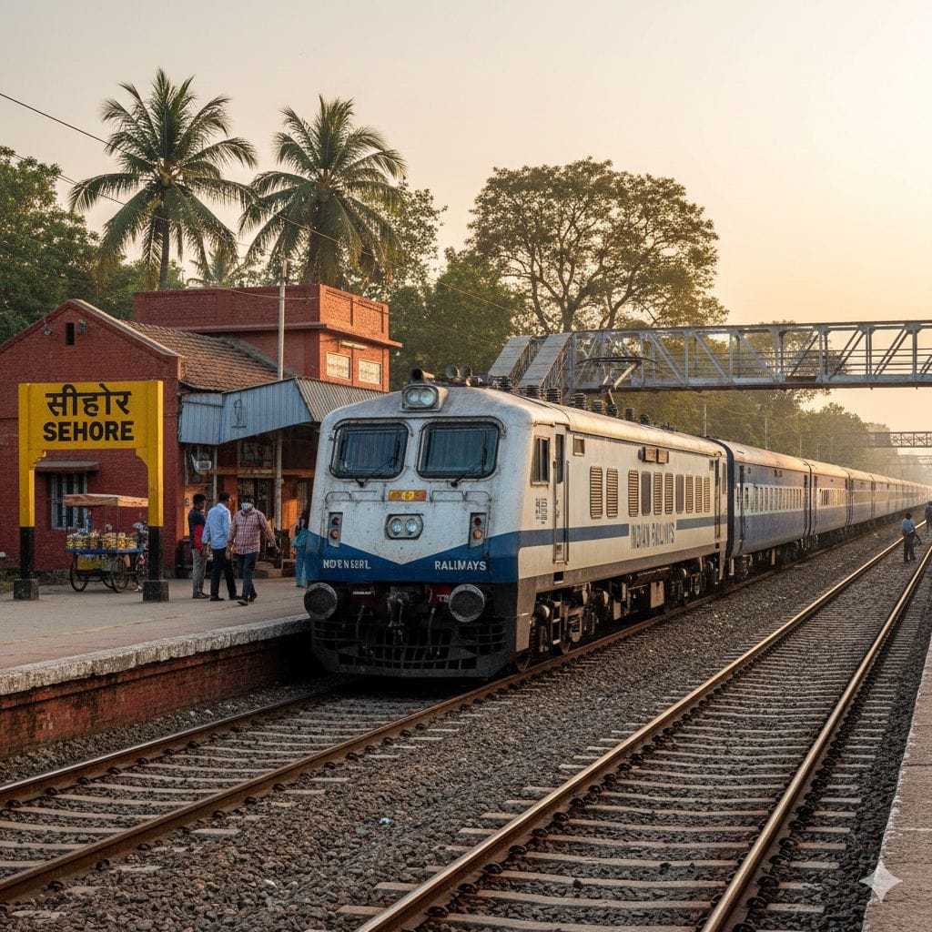 MP NEWS: 21 Express Trains Get Temporary Halt at Sehore for Rudraksha Mahotsav 2026