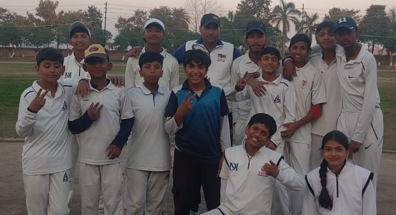 Vidya Cricket Academy won the match