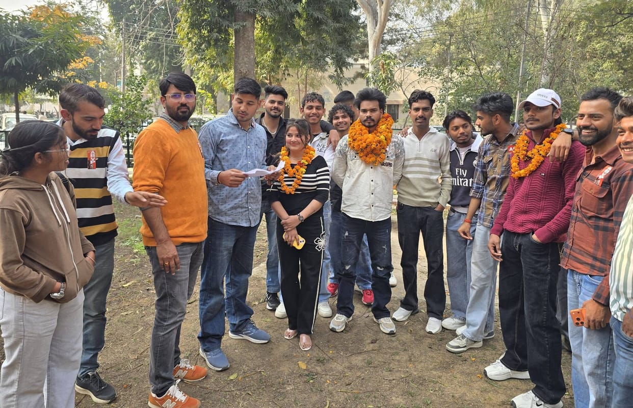 ABVP announces new unit, Rajkumar becomes president and Mishti becomes minister