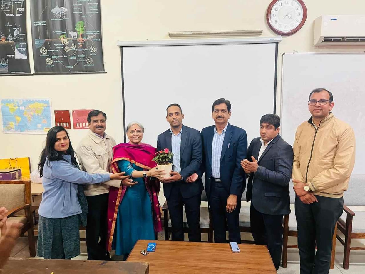 Dr. Rajesh Dalal welcomed in the Geography Department of MDU