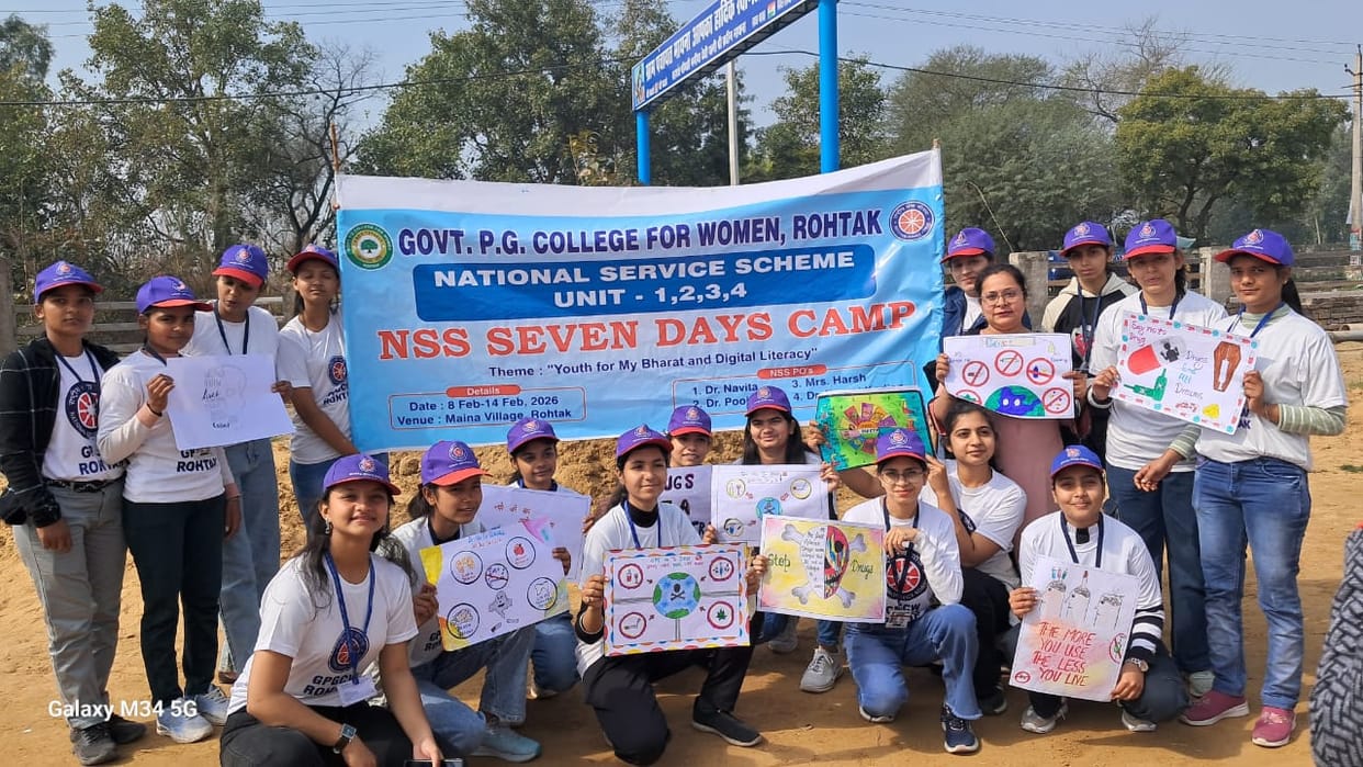 Volunteers organized an awareness rally against drug abuse.