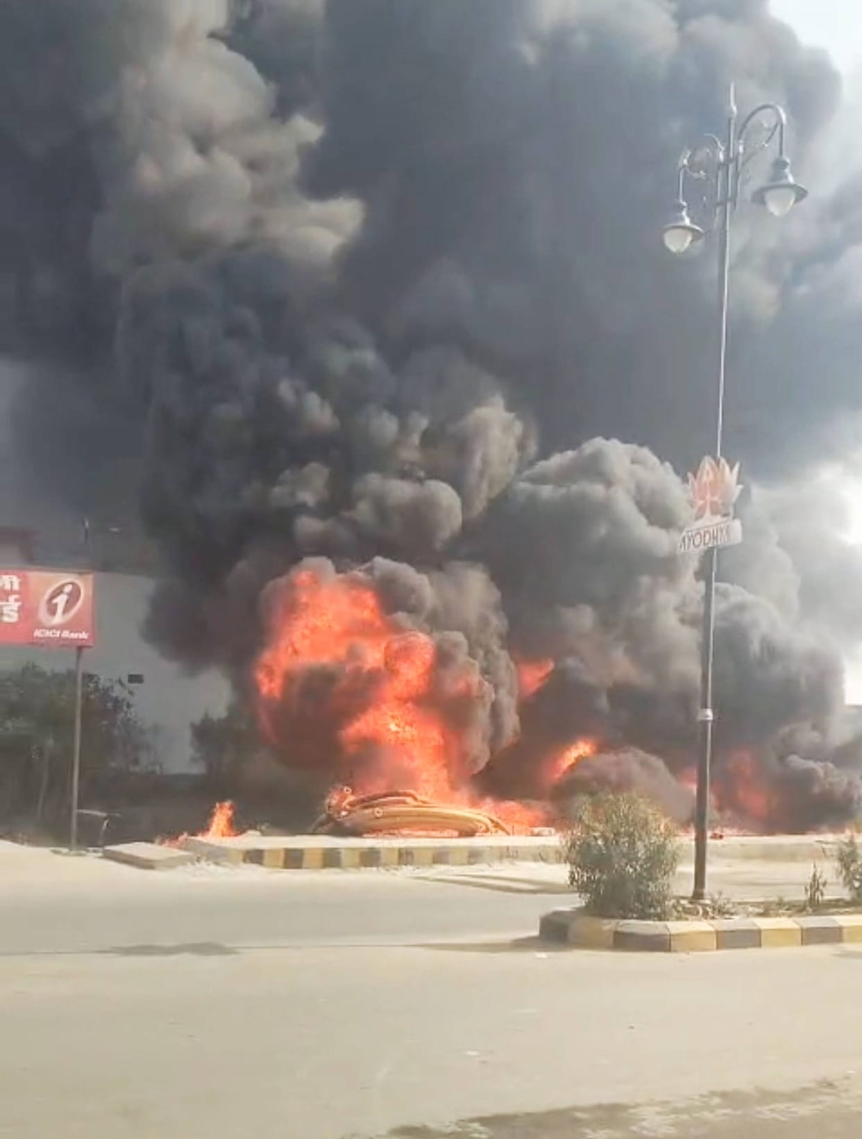 Fire in cable and kiosk caused commotion