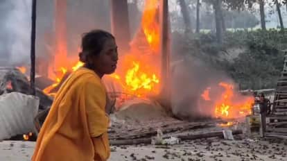 Muzaffarpurr Bihar news : fire broke out in line hotel many asset lost muzaffarpur police investigate today