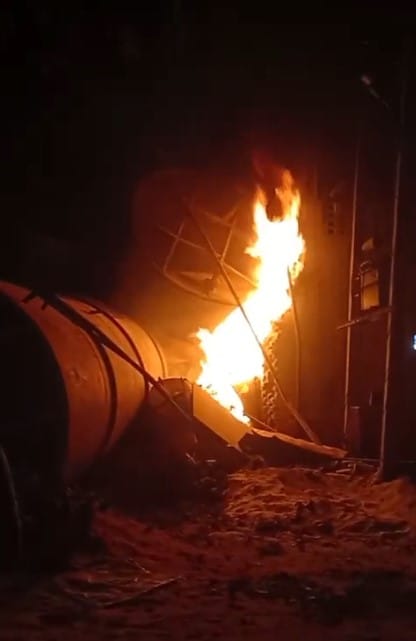 Chemical fire breaks out at IB Glass Works