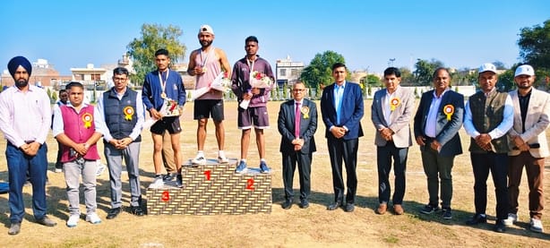 Sushma and Sandeep top the 5,000-meter race at Bhuna's Government College sports competition