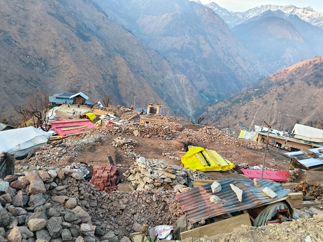 Spain has not yet reached the fire-affected village of Jhaniar