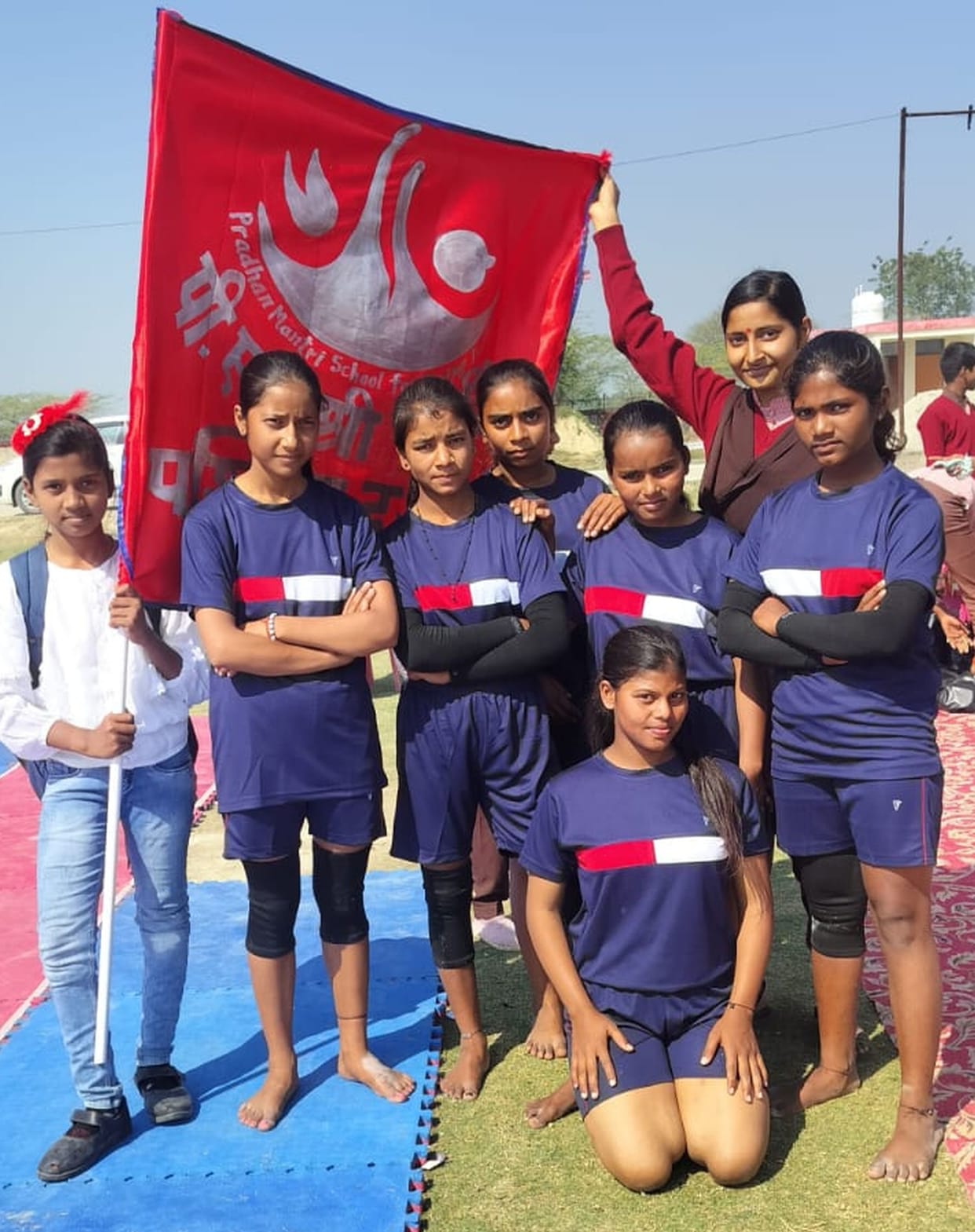 Radha, Ruby and Shifa ran the fastest