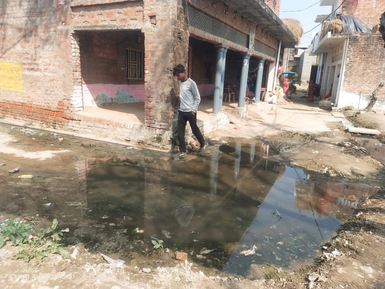 Ponds filled with dirty water pose a threat to villagers