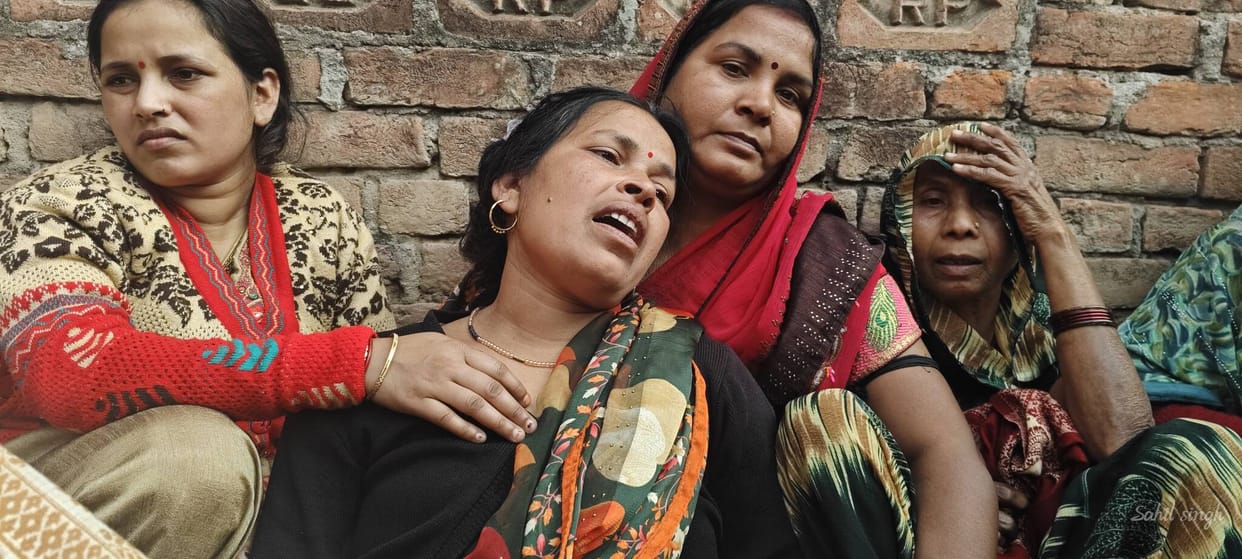 A high-tension line passing over a house claimed the student's life.