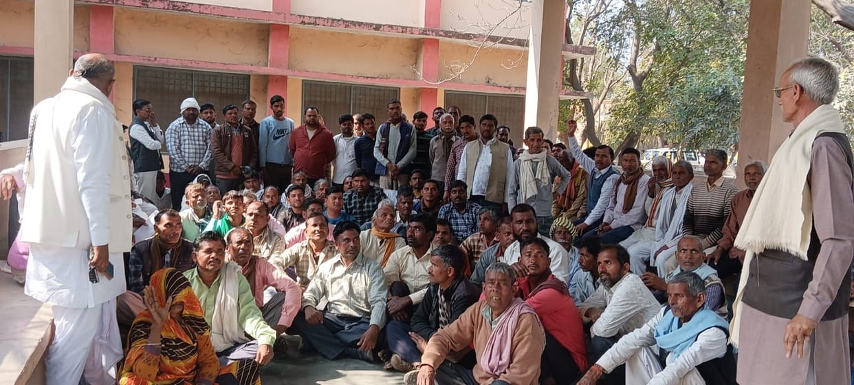 mainpuri news farmer protest