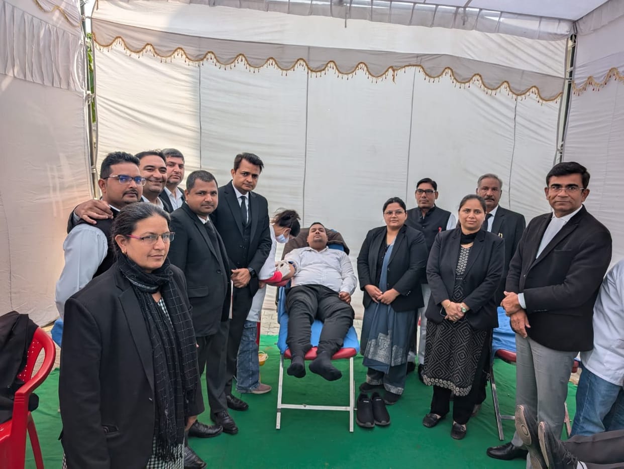 42 units of blood donated at Gohana Bar on CJI's birthday