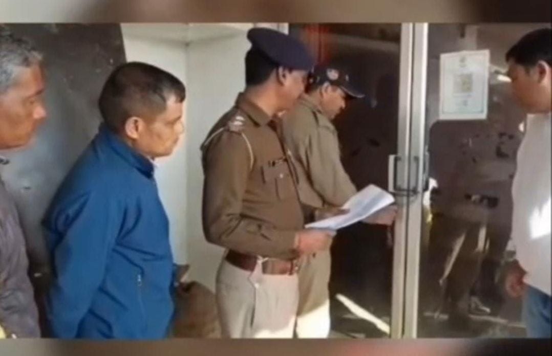 Opposition to the promotion of a particular religion in Bichpuri, building sealed