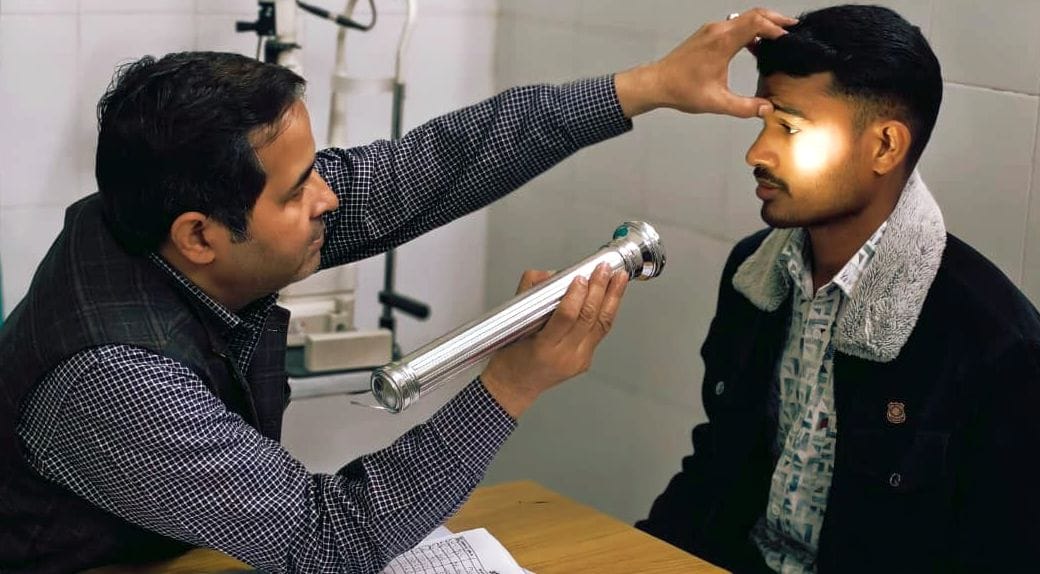 You will succeed only if you stay healthy, a doctor advises students before the exam