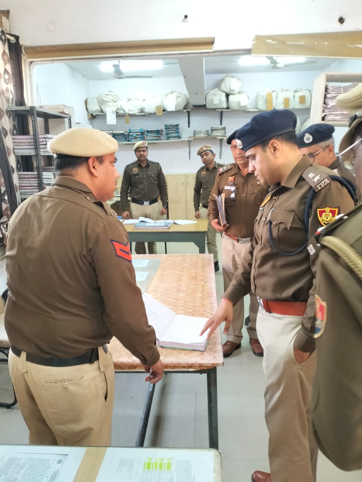 Security arrangements at the court premises were examined and instructions were given to police officers