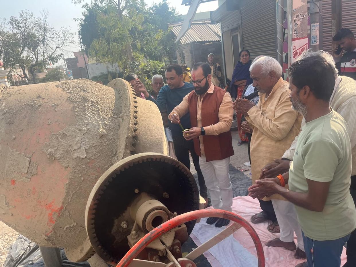 Construction of CC road started in Baluchhan