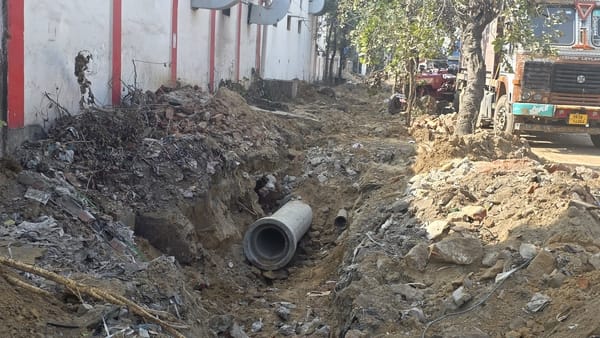 Storm water drainage system will be developed in the old industrial area.