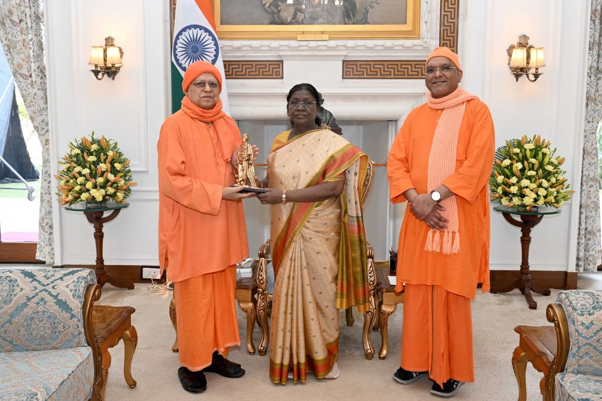 President Draupadi Murmu may visit Vrindavan again.