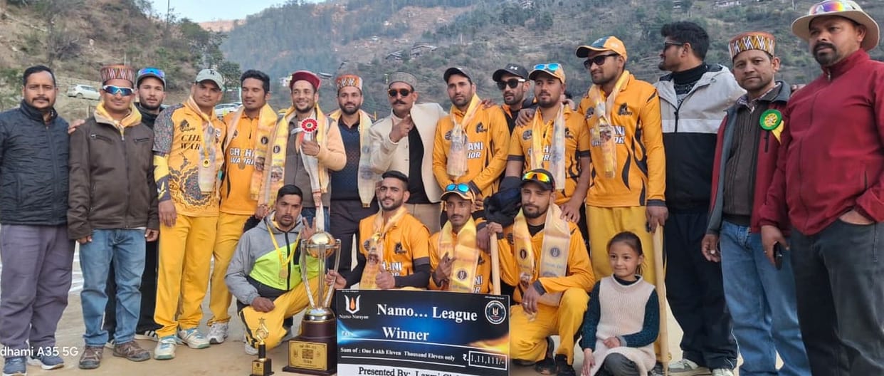 Chehni Warriors emerged victorious in the Sainj Namo League