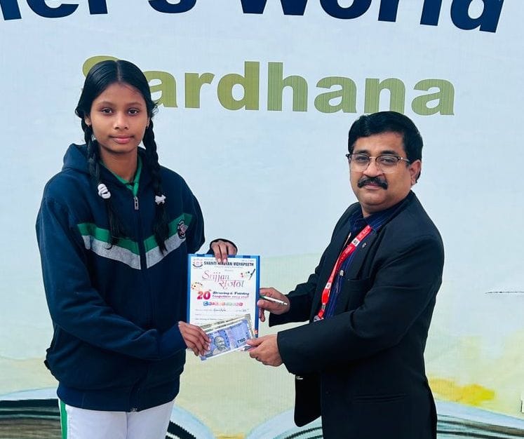 Samiksha excels in drawing competition